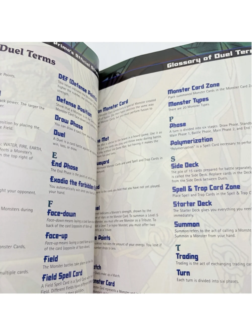 Prima Yu-Gi-Oh! Trading Card Game Rule Book Official Strategy Guide 2003 PB